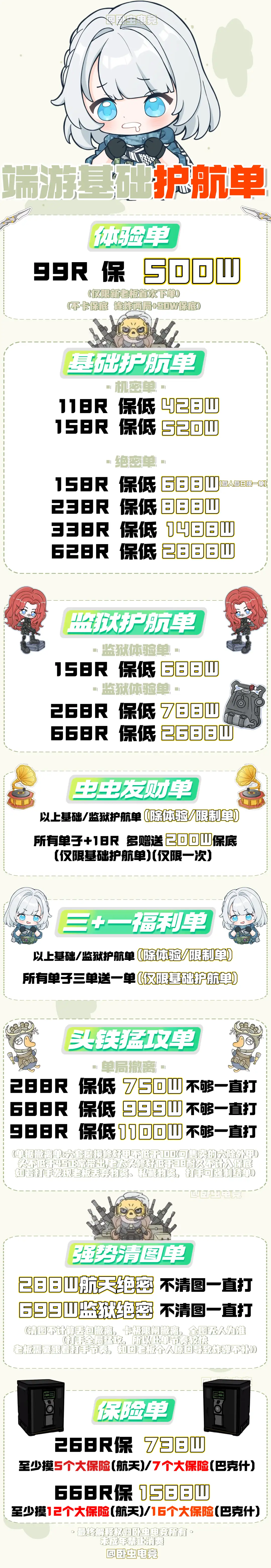 端游基础护航单